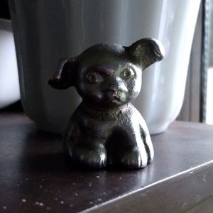 Antique Hubley Paperweight advertisement, iron or aluminum 1920s